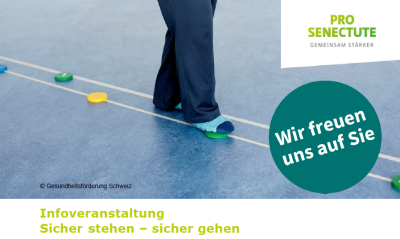 Sicher stehen - sicher gehen (Infoveranstaltung)