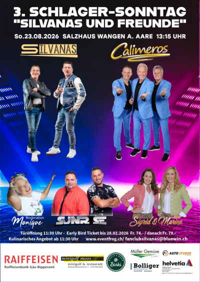 3. Schlager-Sonntag 'Silvanas & Freunde'