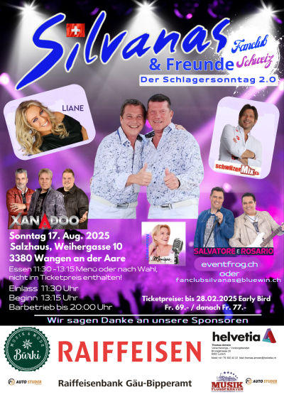 2. Schlager-Sonntag 'Silvanas & Freunde'