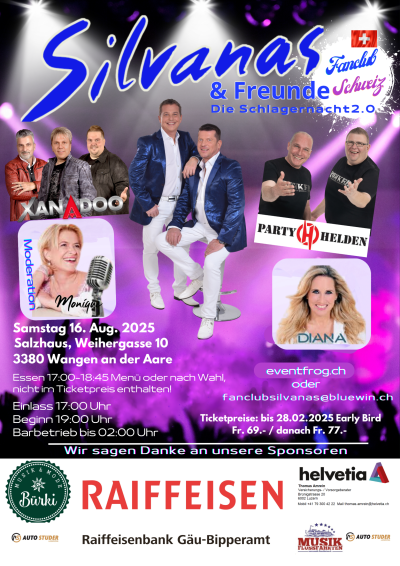 Schlagernacht 'Silvanas & Freunde' 