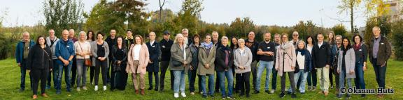 Luftaufnahme von Wangen an der Aare